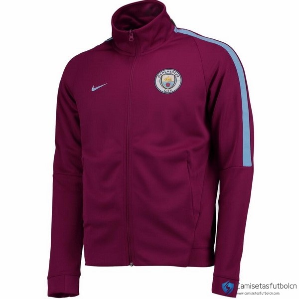 Chaqueta Manchester City 2017-18 Rojo Marino